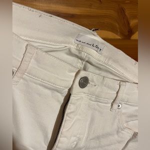 Loft White Skinny Jeans